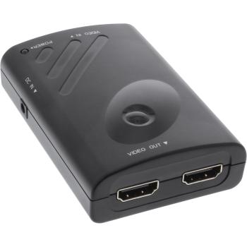 InLine® Displayport zu 2x HDMI Splitter/Verteiler, FullHD, m. Videowand-Funktion