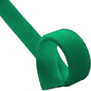Preview: InLine® Kabelbinder, Klettverschlussband 16mm, grün, 10m