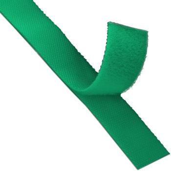Preview: InLine® Kabelbinder, Klettverschlussband 16mm, grün, 10m