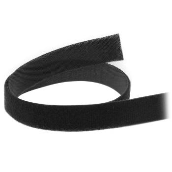 Preview: InLine® Kabelbinder, Klettverschlussband 16mm, schwarz, 10m