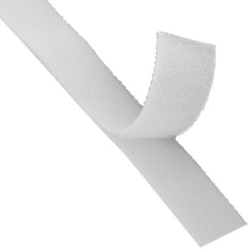 Preview: InLine® Kabelbinder, Klettverschlussband 16mm, weiß, 10m