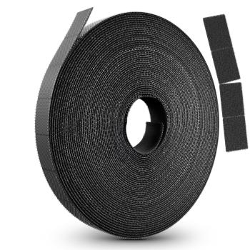 Label-The-Cable LTC RIP STRAP, Klettbandrolle abreißbar, schwarz, 3m