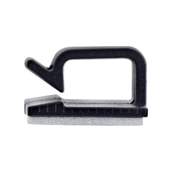 Preview: 10er Pack InLine® Kabelmanager Klebesockel M, Nylon, 3M-Klebepad, schwarz