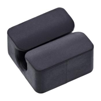 Preview: 10er Pack InLine® Kabelclip, 1-fach, selbstklebend, schwarz