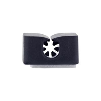 Preview: 10er Pack InLine® Kabelclip, 1-fach, selbstklebend, schwarz