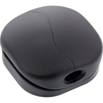Preview: 10er Pack InLine® Click Kabelmanager 1-Line, schwarz
