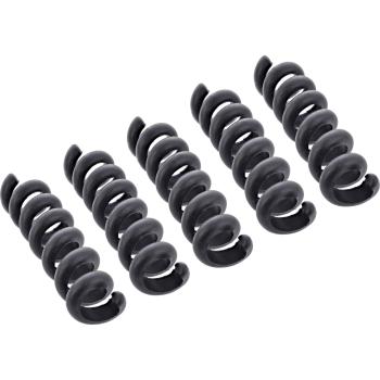 5er Pack InLine® Kabelspirale, Kabelmanager 1-fach, 65x30mm, schwarz