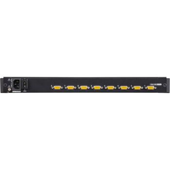 Preview: ATEN CL1308N DE KVM-Switch 8-Port, 19"-LCD-Konsole (PS/2-USB, VGA) DE-Layout