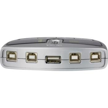 Preview: ATEN US421A USB 2.0 Data Switch, 1 USB-Gerät an 4 PC, elektronisch