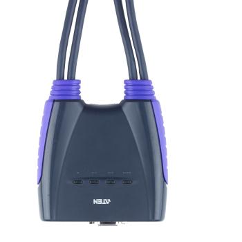 Preview: ATEN CS64US KVM-Switch 4-fach, USB, mit Audio