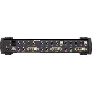 Preview: ATEN CS1782A CubiQ KVMP-Switch 2-fach, DVI, USB 2.0, Audio 7.1