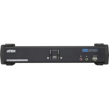 Preview: ATEN CS1782A CubiQ KVMP-Switch 2-fach, DVI, USB 2.0, Audio 7.1