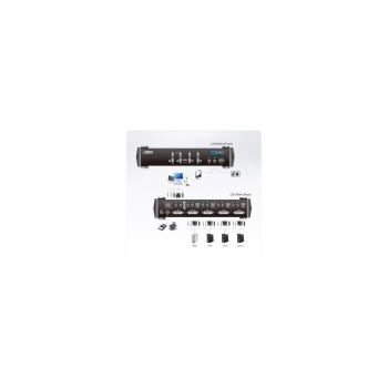 Preview: ATEN CS1764A CubiQ KVMP-Switch, 4-fach, DVI, USB, Audio