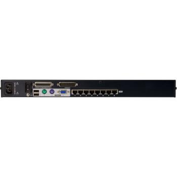 Preview: ATEN KH1508A 8-Port Cat.5 KVM-Switch mit Daisy-Chain-Port, 19", 1HE