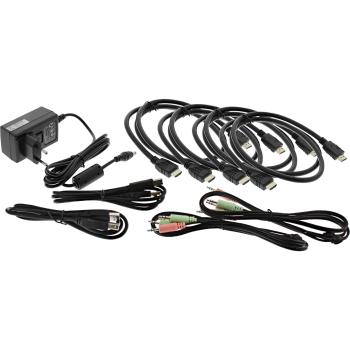 Preview: InLine® KVM Desktop Switch, 2-fach, Dual Monitor, HDMI, 4K, USB 3.0, Audio