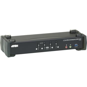 Preview: ATEN CS1924 KVMP-Switch 4-fach, DisplayPort, USB 3.0, für 4 Displays, 4K