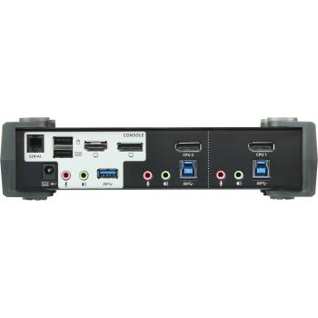 Preview: ATEN CS1922M KVMP-Switch 2-fach, DisplayPort mit MST, USB 3.0, 4K