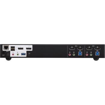 Preview: ATEN CS1942DP KVMP-Switch 2-fach, DisplayPort für 2 Displays 4K, USB 3.0, Audio