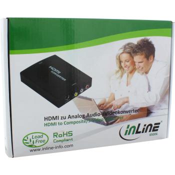 Preview: InLine® Konverter HDMI zu Composite/S-Video, mit Audio