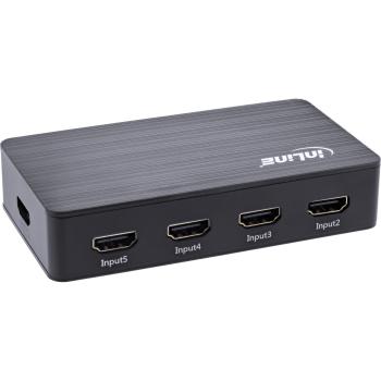 Preview: InLine® HDMI Switch, 5-fach, 4K2K@60Hz, HDCP 2.2