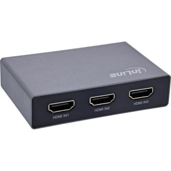 Preview: InLine® HDMI Switch, 3-fach, 8K4K@60Hz, HDCP 2.3