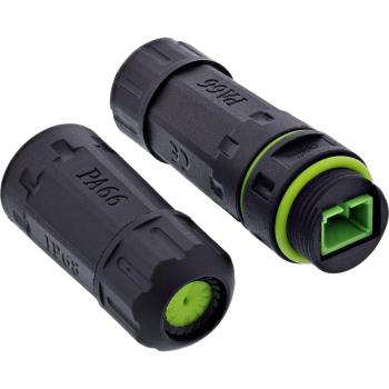 InLine® LWL-Kupplung SC, IP68, 2x SC Buchse, Outdoor, M20