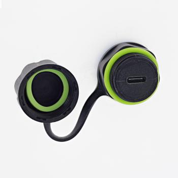 Preview: InLine® USB-C-Kabelkupplung, IP68, geschirmt, Buchse zu Stecker, 50cm