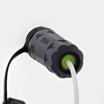 Preview: InLine® LWL-Kabelkupplung SC, kurz, IP68, 2x SC Buchse, M20