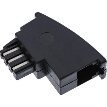 InLine® TAE-F Adapter, TAE-F Stecker auf RJ11 Buchse, für Import Telefone