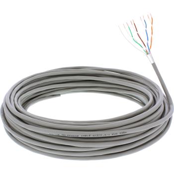 Preview: InLine® Telefon-Kabel 8-adrig, 4x2x0,6mm, zum Verlegen, 25m Ring