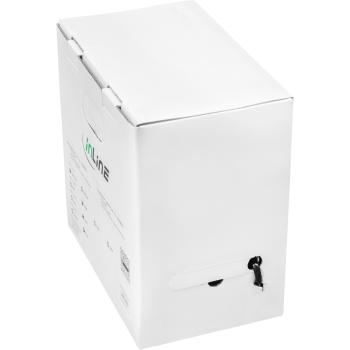 Preview: InLine® Außen-Verl.-kab. Cat.7a, S/FTP (PiMF) 4x2x0,58 AWG23, PE-Man. schw.,50m