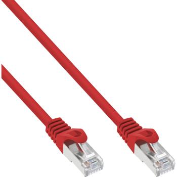 InLine® Patchkabel, F/UTP, Cat.5e, rot, 0,3m