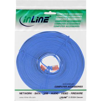 Preview: InLine® Patchkabel flach, U/UTP, Cat.6