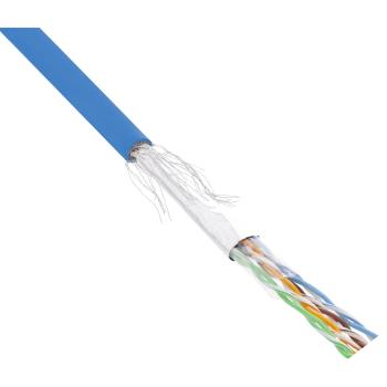 Preview: InLine® Patchkabel Cat.5e, blau, SF/UTP, AWG26, PVC, 100m