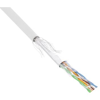 Preview: InLine® Patchkabel Cat.5e, weiß, SF/UTP, AWG26, PVC, 100m