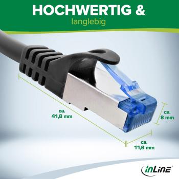 InLine® Patchkabel, Cat.6A, S/FTP, TPE (LSZH), CCA