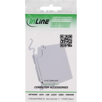 InLine® Cat.6A RJ45 Doppelkupplung für Hutschiene