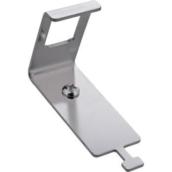 Preview: InLine® Keystone SNAP-In Metall-Modulhalter, 1-fach für Hutschiene, mit Lasche