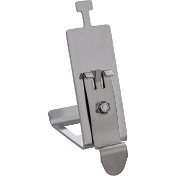 Preview: InLine® Keystone SNAP-In Metall-Modulhalter, 1-fach für Hutschiene, mit Lasche