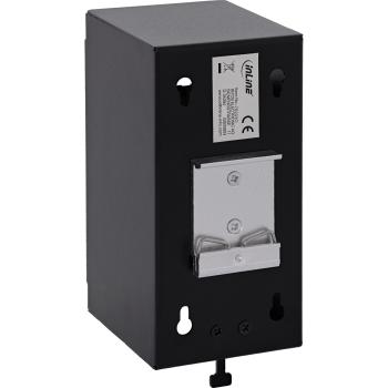 Preview: InLine® Verteilerkasten 4-Port Cat.6A Wand-/Hutschiene inkl. Keystone-Module