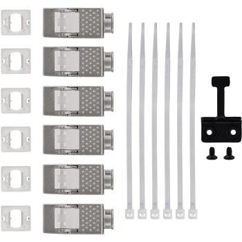 InLine® Verteilerkasten 6-Port Cat.6A Wand-/Hutschiene inkl. Keystone-Module