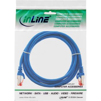 Preview: InLine® Patchkabel, S/FTP (PiMf), Cat.6, 250MHz, PVC, Kupfer