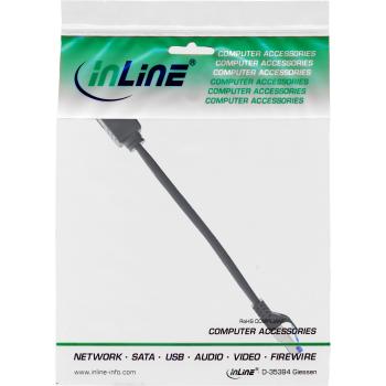 Preview: InLine® Patchkabel Verlängerung, RJ45 Protektor, S/FTP (PiMf), Cat.6A, 0,2m