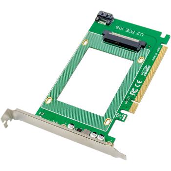 InLine® Schnittstellenkarte, PCIe x16 zu U.2 NVMe, SFF-8639, intern