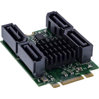 InLine® Schnittstellenkarte M.2 Key B+M zu 4x SATA Stecker, RAID, HyperDuo