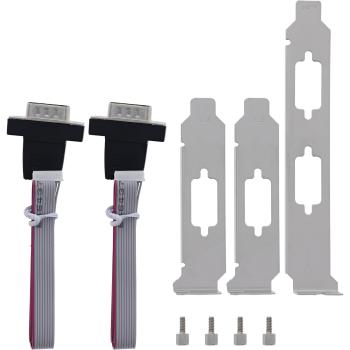 InLine® Schnittstellenkarte M.2 zu 2x seriell 9pol Stecker