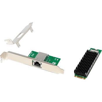 Preview: InLine® Schnittstellenkarte, M.2 B+M zu 10 Gb/s RJ45