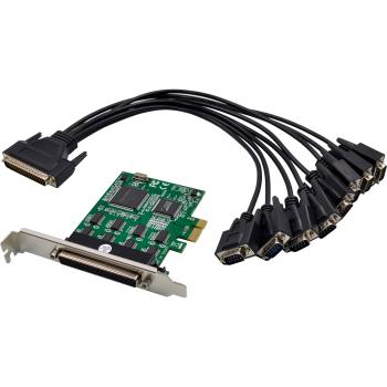 InLine® Schnittstellenkarte, PCIe x1 zu 8x RS-232, D-Sub 9 Stecker