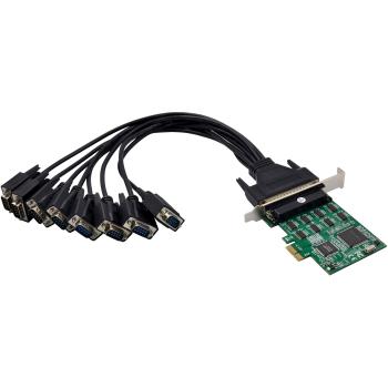 InLine® Schnittstellenkarte, PCIe x1 zu 8x RS-232, D-Sub 9 Stecker