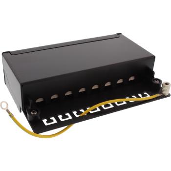 Preview: InLine® Patchfeld Cat.6A 8-fach, Tisch/Wand-Montage, schwarz RAL9005